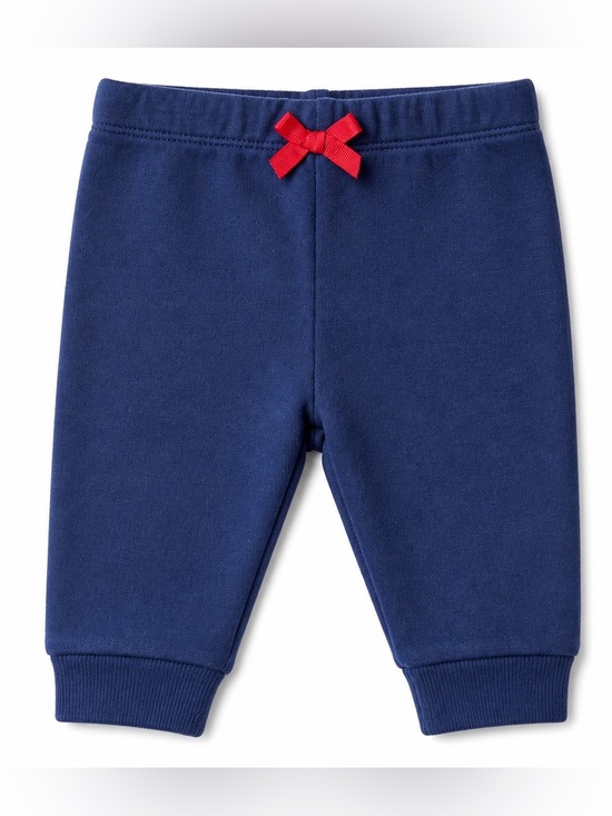 Tommy Hilfiger Other - Tommy Hilfiger Navy Leggings with Red Bow 3M